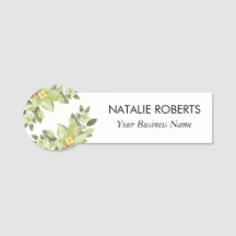 Watercolor Groen Loof Salon