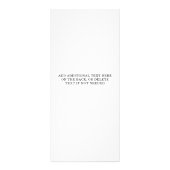 Watercolor groen salonblad reclamekaart (Achterkant)