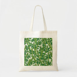 Watercolor Groene Asperges Botanisch Patroon Tote Bag