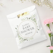 Watercolor Groene Baby Shower Bedankzakje (Gezegeld)