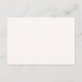 Watercolor Groene Blad Hotel Trouwaccommodatie Informatiekaartje (Achterkant)
