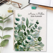 Watercolor Groene Bladeren Modern Planner