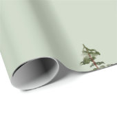 Watercolor Groene Bomen Cadeaupapier (Rol Hoek)