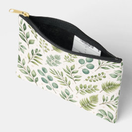 Watercolor Groene Patroon | Botanische Bladeren Etui