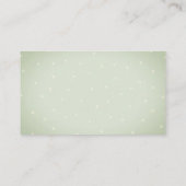 Watercolor Groene Rozen Huwelijksregister Informatiekaartje (Achterkant)