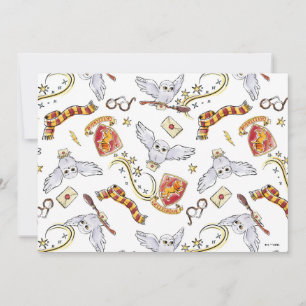 Watercolor GRYFFINDOR™ Hedwig-patroon