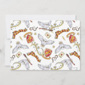 Watercolor GRYFFINDOR™ Hedwig Pattern (Voorkant)