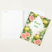 Watercolor Guava Planner Cover  (Display)
