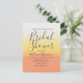 Watercolor Halloween Snoep Mais Bruidsborrel  Briefkaart (Staand voorkant)