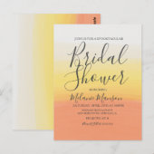 Watercolor Halloween Snoep Mais Bruidsborrel  Briefkaart (Voorkant / Achterkant)