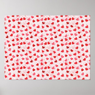 Watercolor Heart Art (2) Poster