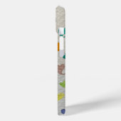 Watercolor Hearts iPhone Case (Achterkant / Links)