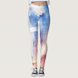 Watercolor Heaven Leggings