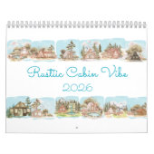 Watercolor Helder & Opgewekt 2026 Planner Kalender (Hoes)