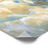 Watercolor Hemelse Engel Poster (Hoek)