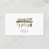 Watercolor Herbalist Herbal Medicine  Visitekaartje (Voorkant)