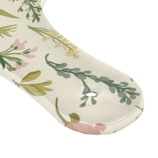 Watercolor herbs pattern snijplank (Hoek)