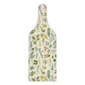 Watercolor herbs pattern snijplank (Voorkant)