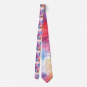 Watercolor Heren Zakdoek Stropdas (Achterkant)