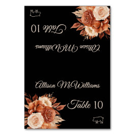 Watercolor Herfst Elegantie-Varkens-Icoon- Kaart