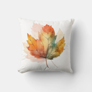 Watercolor Herfstblad Worpkussen Moderne Decorat Kussen