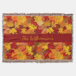 Watercolor Herfstbladeren - Vintage Herfst met Naa Deken