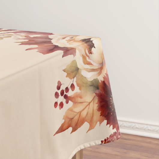 Watercolor Herfstbloemen- Tafelkleed (Voorbeeld)