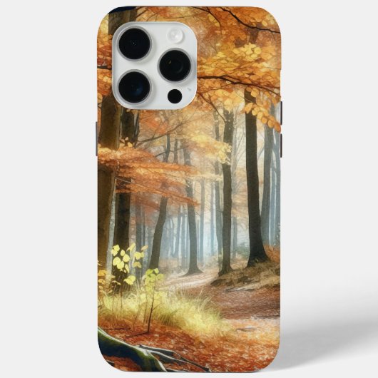 Watercolor Herfstbos: Levendige Herfst Kunst Case-Mate iPhone Case (Achterkant)