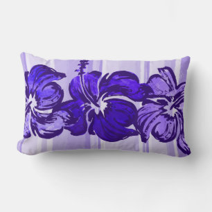 Watercolor Hibiscus Omkeerbare Lenden Kussen