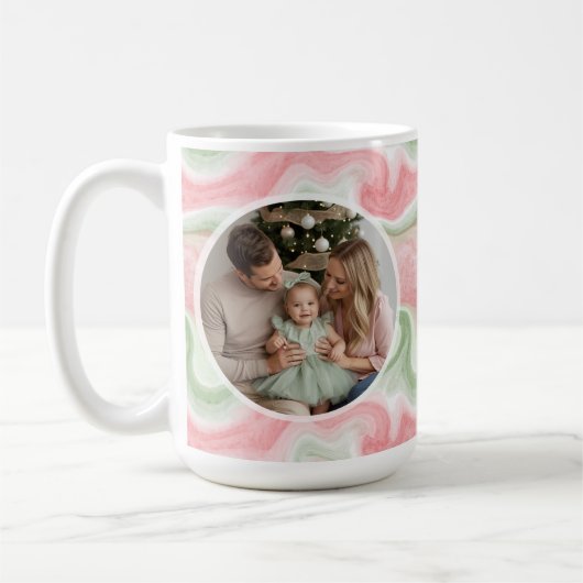 Watercolor Holiday Photo Coffee Mug Koffiemok (Links)