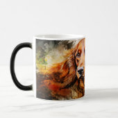 Watercolor Hond Mok Wrap (Links)