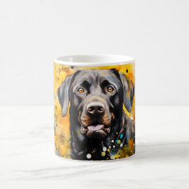 Watercolor Hond Mok Wrap