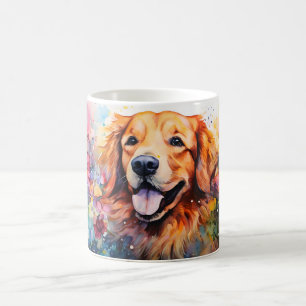 Watercolor Hond Mok Wrap