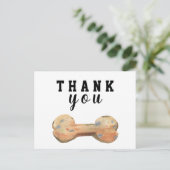 Watercolor hondenboter Custom bedankkaart Briefkaart (Staand voorkant)