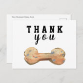 Watercolor hondenboter Custom bedankkaart Briefkaart (Voorkant / Achterkant)