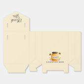 Watercolor Honey & Bees Baby Shower Yellow Bedankdoosjes (Ongevouwen)