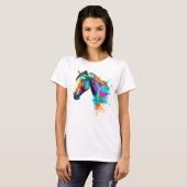 watercolor horse t-shirt (Voorkant volledig)