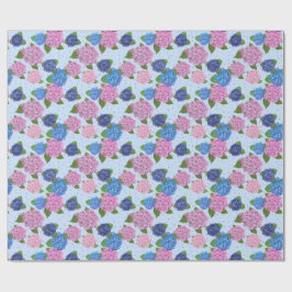 Watercolor Hortensia Inpakpapier