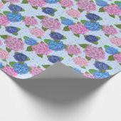 Watercolor Hortensia Inpakpapier (Hoek)
