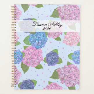 Watercolor Hortensia Spiraal Planner