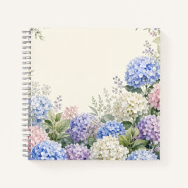 Watercolor Hortensia Tuin Journal Notitieboek