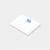 Watercolor Hortensia's Post-it® Notes (Schuin)