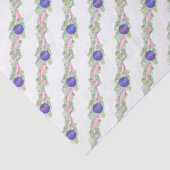 Watercolor Hot Pink Bow Garland Christmas Tissuepapier (Detail)