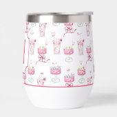 Watercolor Hot Pink Mahjong Cocktails (Links)