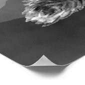 Watercolor Howling Coyote Animal Art Poster (Hoek)