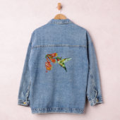 Watercolor Hummingbird Denim Jacket (Hangar)