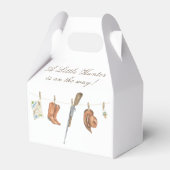 Watercolor Hunter Baby Shower Bedankdoosjes (Voorkant Zijde)