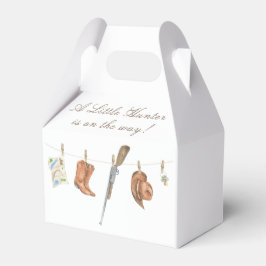 Watercolor Hunter Baby Shower Bedankdoosjes