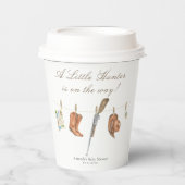 Watercolor Hunter Baby Shower Papieren Bekers (Voorkant)