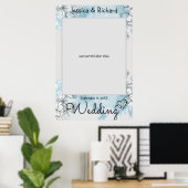 Watercolor huwelijksfotoprop poster (Thuiskantoor)